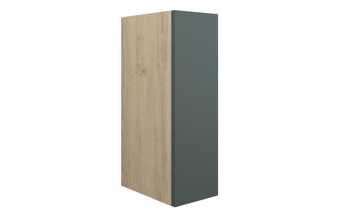 Nevada 200mm Standard Toilet Roll Unit - Matt Green (Oak Cab)