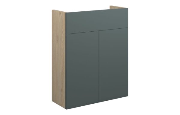 Nevada 500mm Slim Basin Unit - Matt Green (Oak Cab)