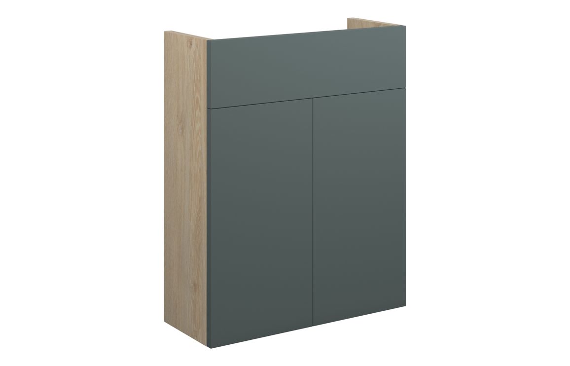 Nevada 500mm Slim Basin Unit - Matt Green (Oak Cab)