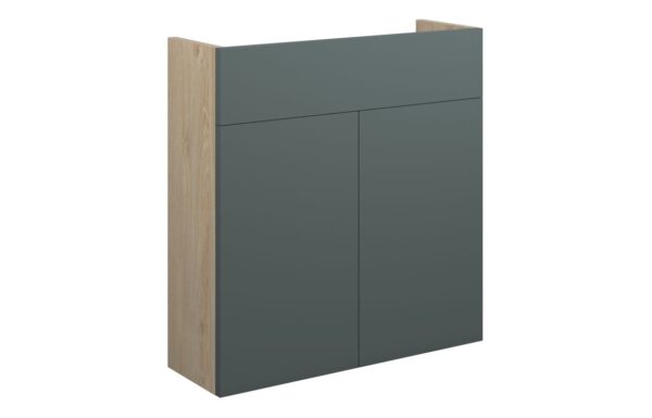 Nevada 600mm Slim Basin Unit - Matt Green (Oak Cab)