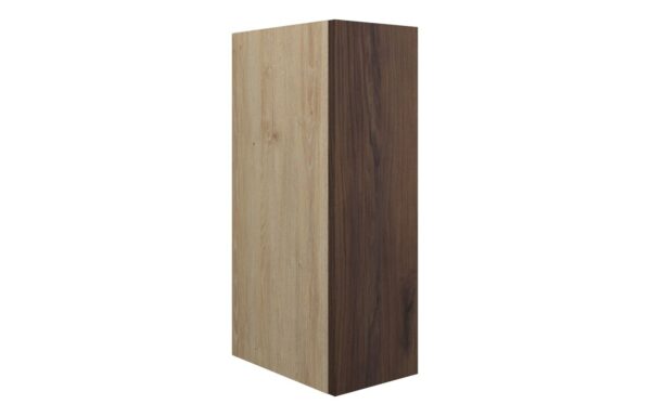 Nevada 200mm Standard Toilet Roll Unit - Warm Walnut (Oak Cab)