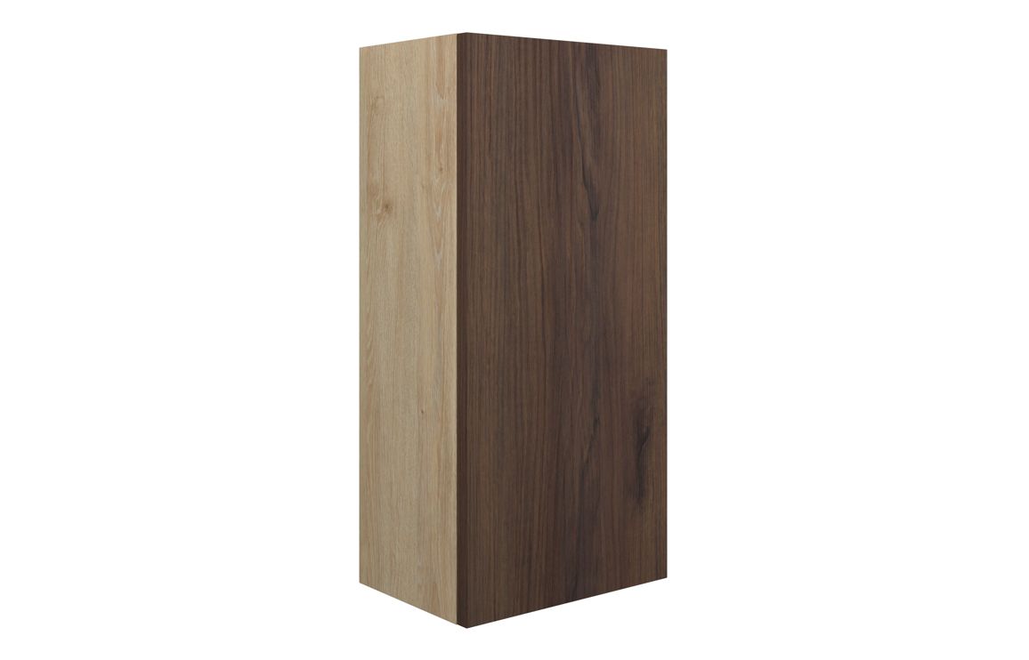 Nevada 300mm Slim Base Unit - Warm Walnut (Oak Cab)