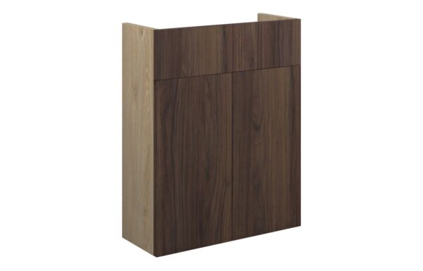 Nevada 500mm Slim Basin Unit - Warm Walnut (Oak Cab)