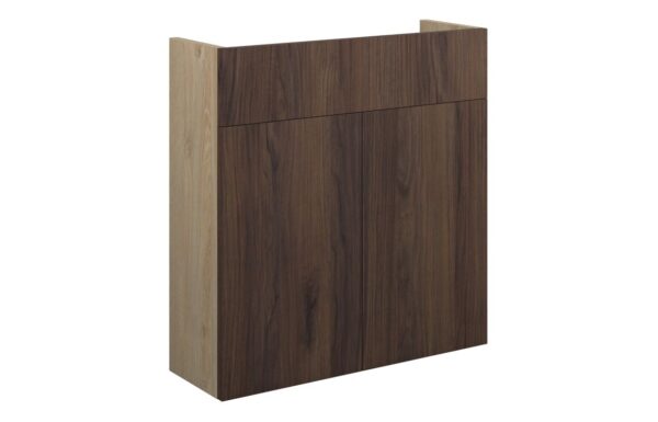Nevada 600mm Slim Basin Unit - Warm Walnut (Oak Cab)