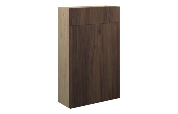 Nevada 500mm Slim WC Unit - Warm Walnut (Oak Cab)