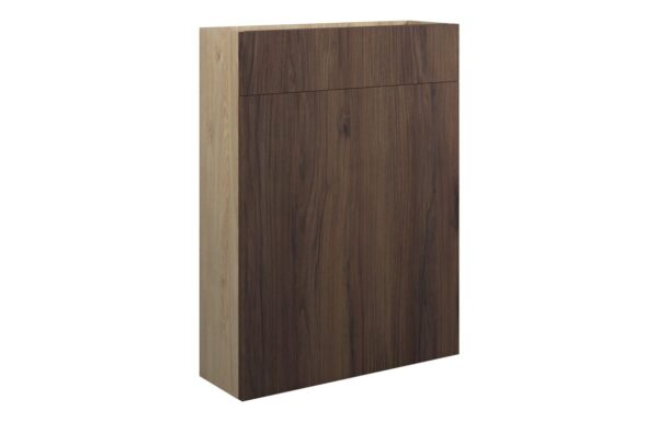 Nevada 600mm Slim WC Unit - Warm Walnut (Oak Cab)