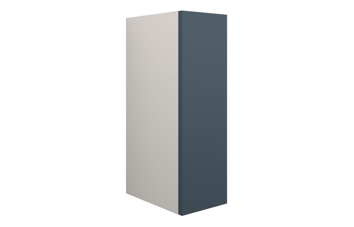 Nevada 200mm Standard Toilet Roll Unit - Matt Arley Blue (Grey Cab)