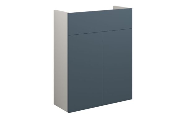 Nevada 500mm Slim Basin Unit - Matt Arley Blue (Grey Cab)
