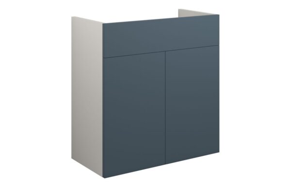 Nevada 600mm Standard Basin Unit - Matt Arley Blue (Grey Cab)