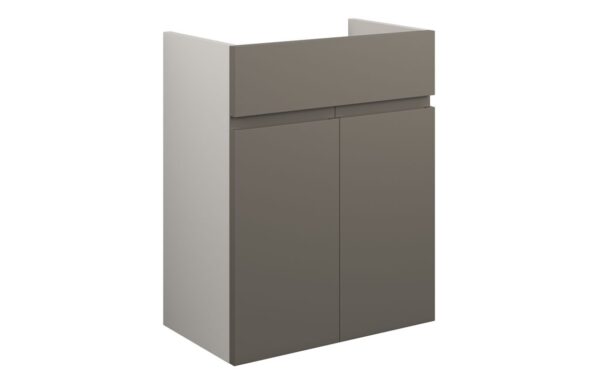 Kentucky 500mm Standard Basin Unit - Matt Stone (Grey Cab)