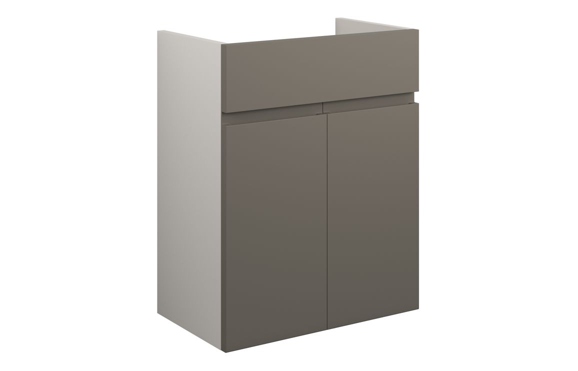 Kentucky 500mm Standard Basin Unit - Matt Stone (Grey Cab)