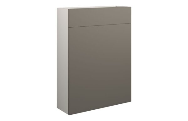 Kentucky 600mm Slim WC Unit - Matt Stone (Grey Cab)