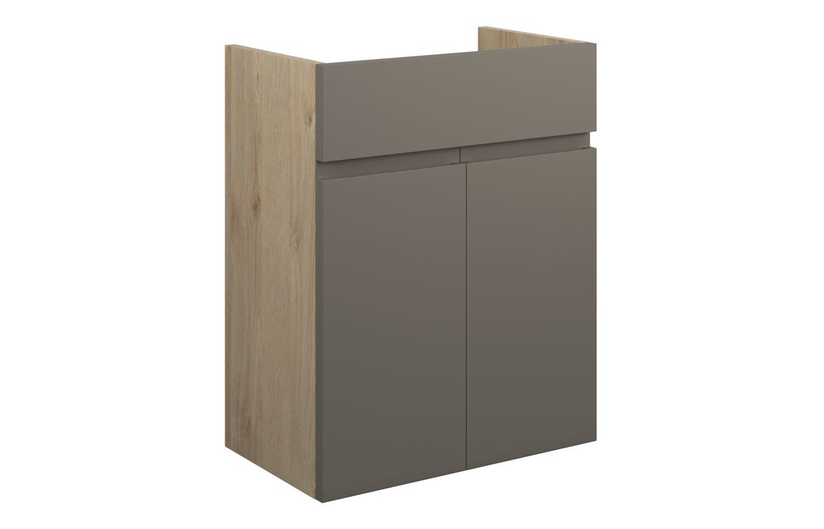 Kentucky 500mm Standard Basin Unit - Matt Stone (Oak Cab)