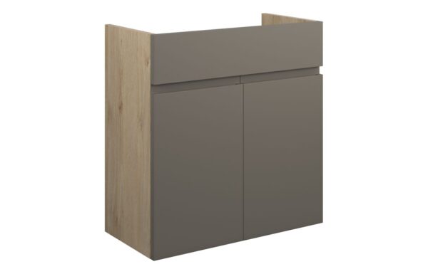 Kentucky 600mm Standard Basin Unit - Matt Stone (Oak Cab)