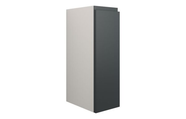 Kentucky 200mm Standard Toilet Roll Unit - Matt Graphite Grey (Grey Cab)