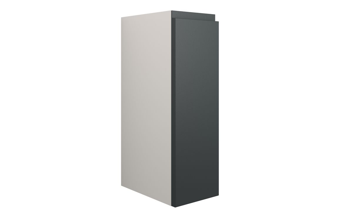 Kentucky 200mm Standard Toilet Roll Unit - Matt Graphite Grey (Grey Cab)