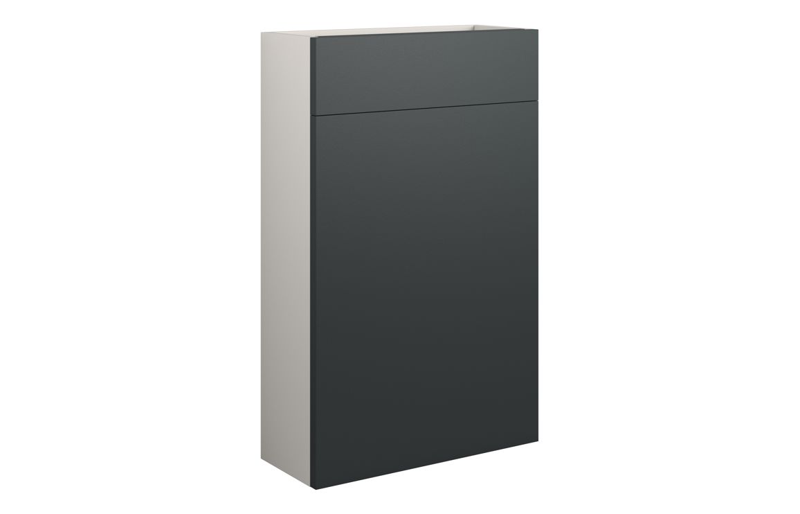 Kentucky 500mm Slim WC Unit - Matt Graphite Grey (Grey Cab)
