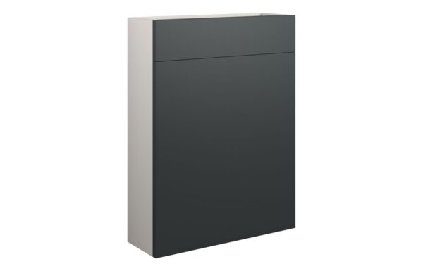Kentucky 600mm Slim WC Unit - Matt Graphite Grey (Grey Cab)