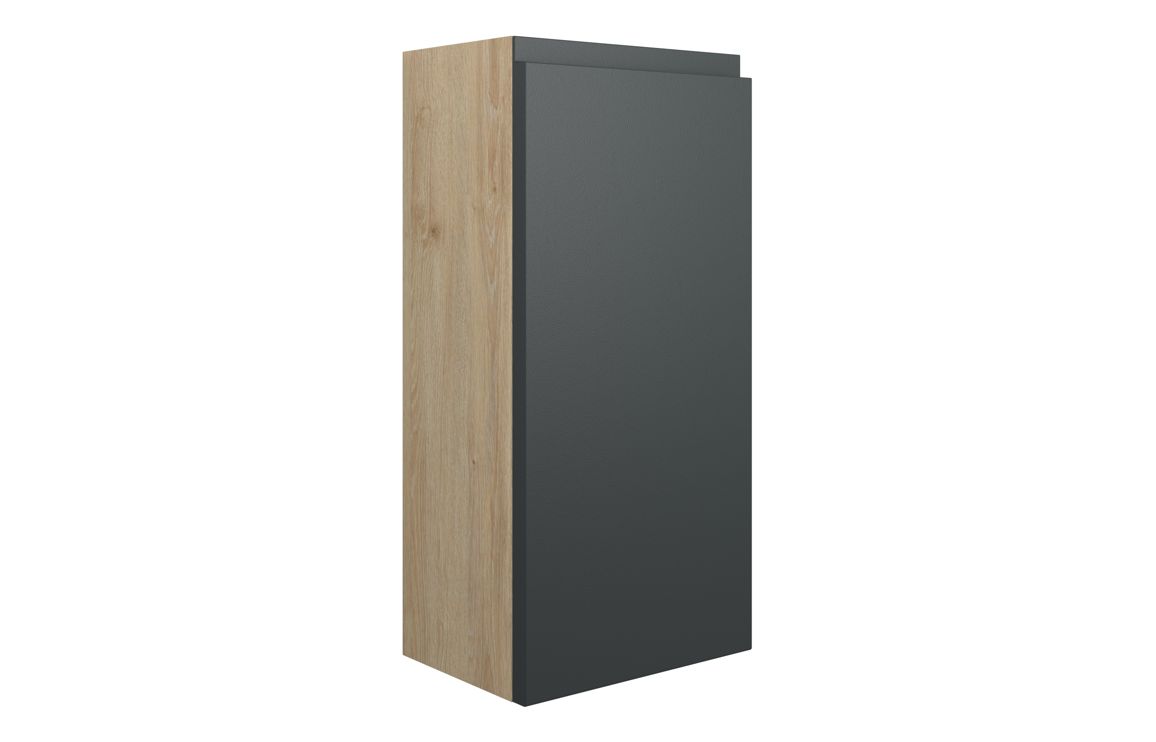 Kentucky 300mm Slim Base Unit - Matt Graphite Grey (Oak Cab)