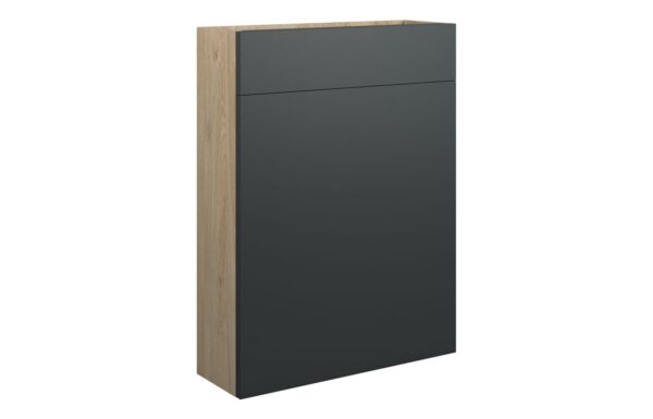 Kentucky 600mm Slim WC Unit - Matt Graphite Grey (Oak Cab)