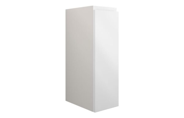 Kentucky 200mm Standard Toilet Roll Unit - White Gloss (Grey Cab)
