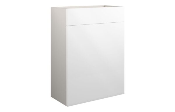 Kentucky 600mm Standard WC Unit - White Gloss (Grey Cab)