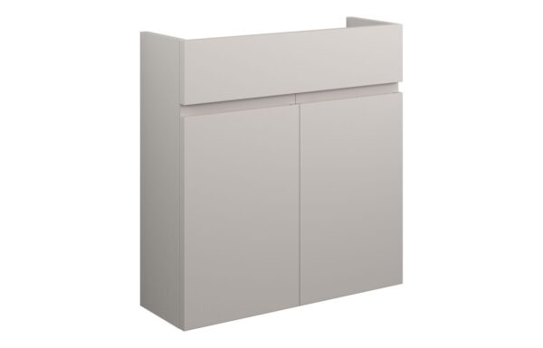 Kentucky 600mm Slim Basin Unit - Matt Dove Grey (Grey Cab)