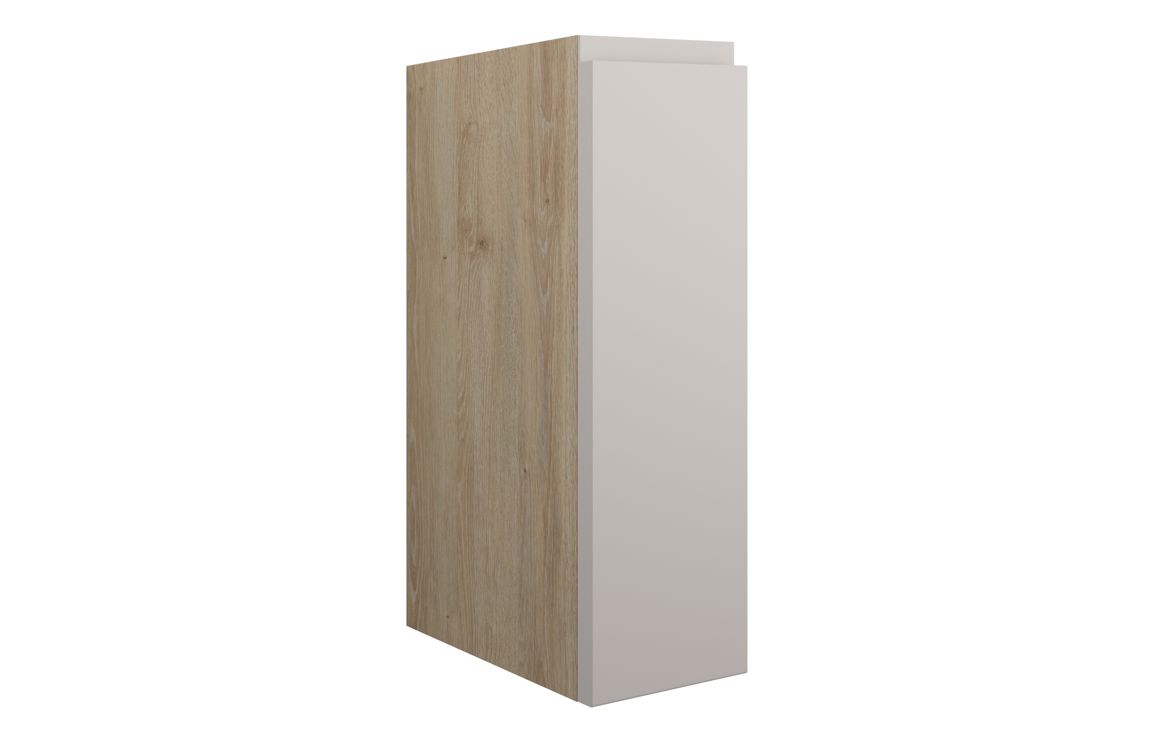 Kentucky 200mm Standard Toilet Roll Unit - Matt Dove Grey (Oak Cab)