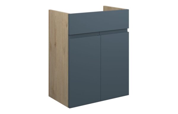 Kentucky 500mm Standard Basin Unit - Matt Arley Blue (Oak Cab)