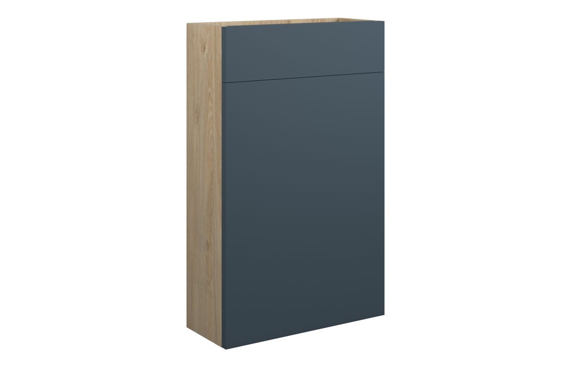 Kentucky 500mm Slim WC Unit - Matt Arley Blue (Oak Cab)