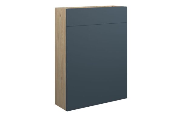 Kentucky 600mm Slim WC Unit - Matt Arley Blue (Oak Cab)
