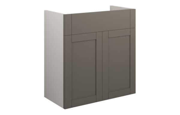 Arizona 600mm Standard Basin Unit - Matt Stone (Grey Cab)