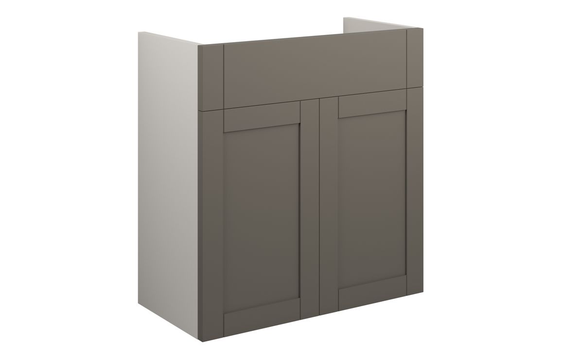 Arizona 600mm Standard Basin Unit - Matt Stone (Grey Cab)