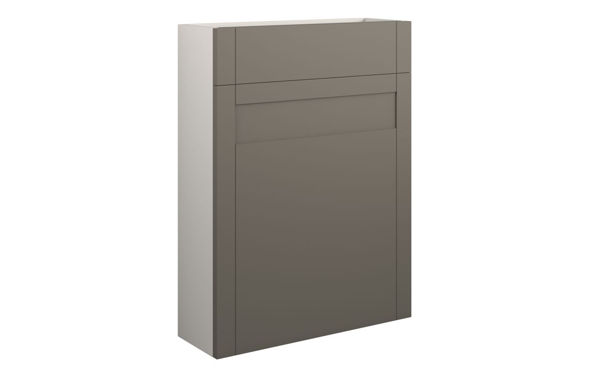 Arizona 600mm Slim WC Unit - Matt Stone (Grey Cab)