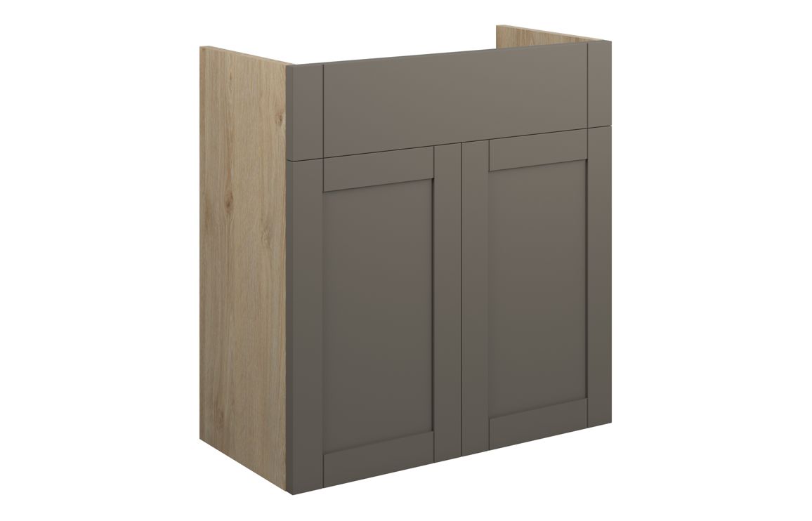 Arizona 600mm Standard Basin Unit - Matt Stone (Oak Cab)