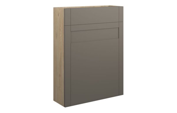 Arizona 600mm Slim WC Unit - Matt Stone (Oak Cab)