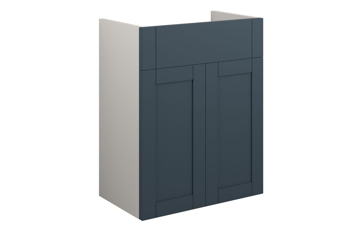 Arizona 500mm Standard Basin Unit - Matt Arley Blue (Grey Cab)