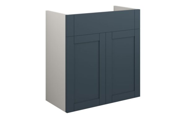 Arizona 600mm Standard Basin Unit - Matt Arley Blue (Grey Cab)