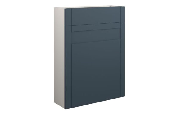 Arizona 600mm Slim WC Unit - Matt Arley Blue (Grey Cab)
