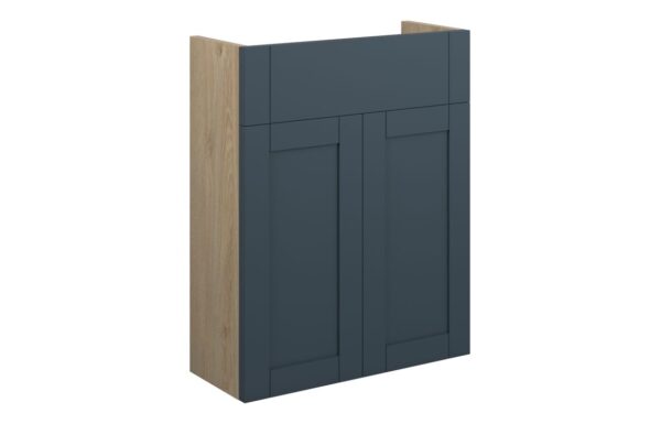 Arizona 500mm Slim Basin Unit - Matt Arley Blue (Oak Cab)