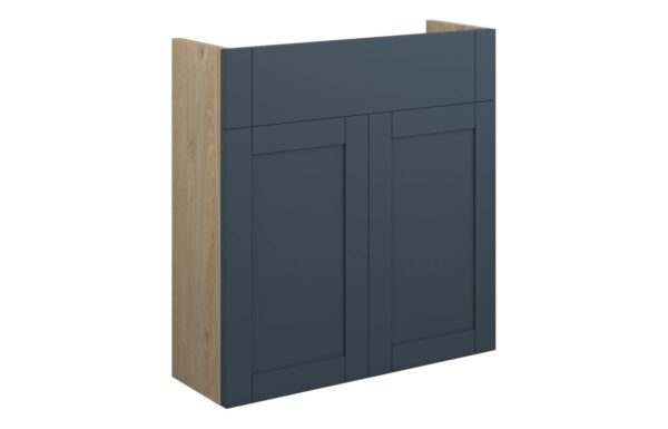 Arizona 600mm Slim Basin Unit - Matt Arley Blue (Oak Cab)
