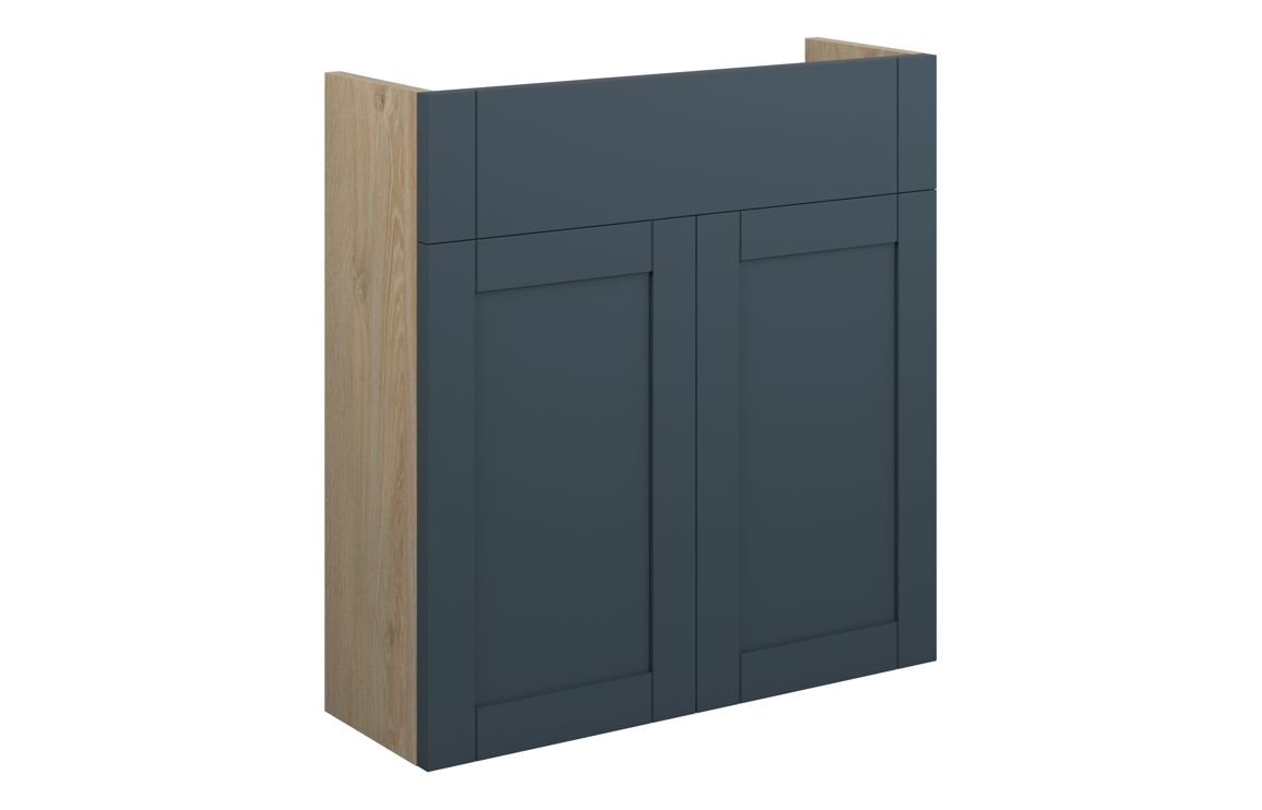 Arizona 600mm Slim Basin Unit - Matt Arley Blue (Oak Cab)