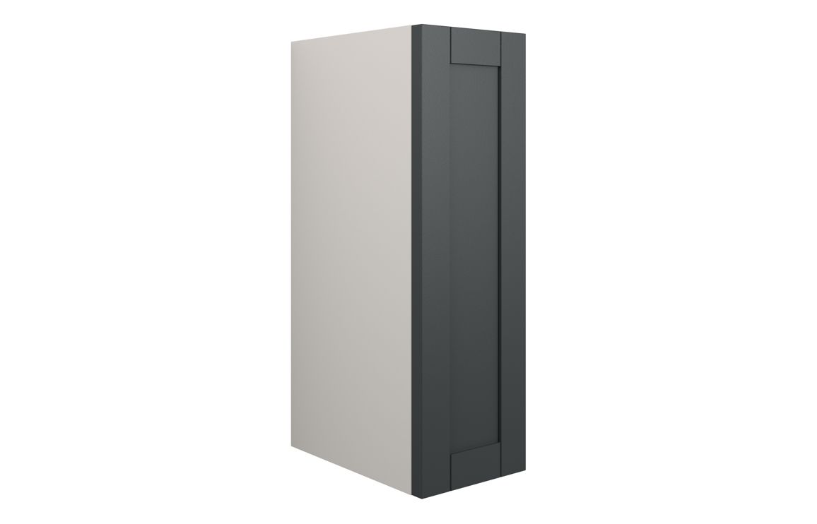 Arizona 200mm Standard Toilet Roll Unit - Matt Graphite Grey (Grey Cab)