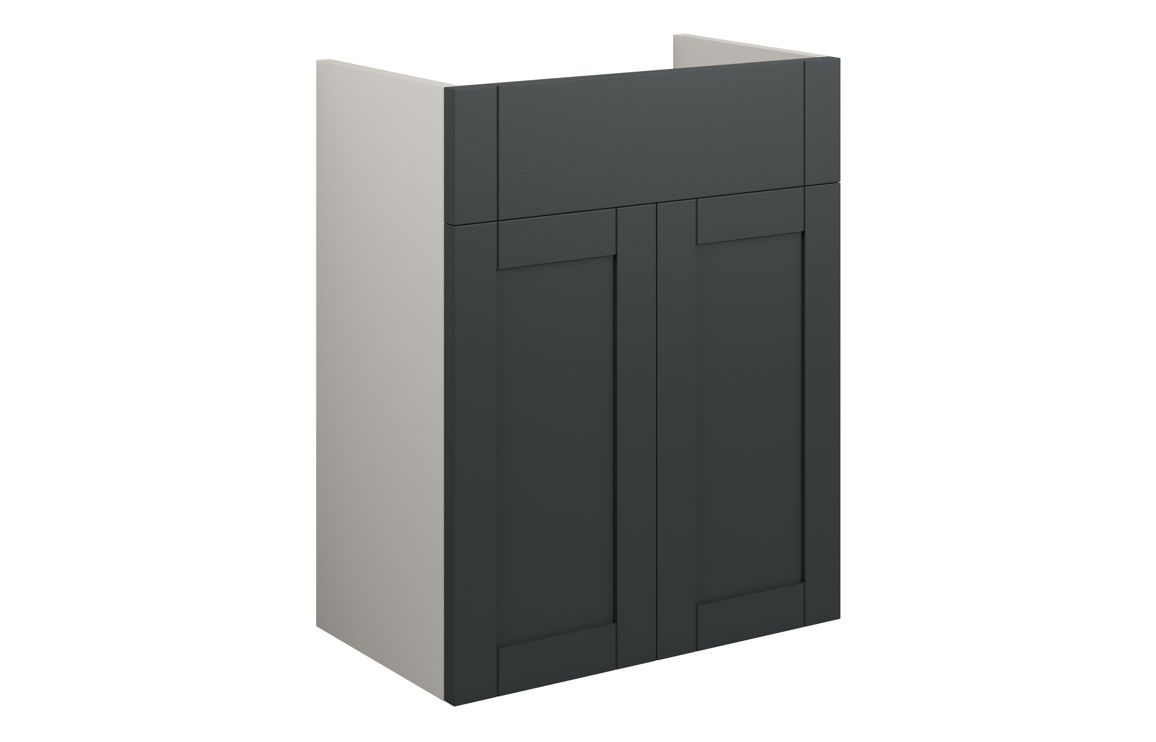 Arizona 500mm Standard Basin Unit - Matt Graphite Grey (Grey Cab)