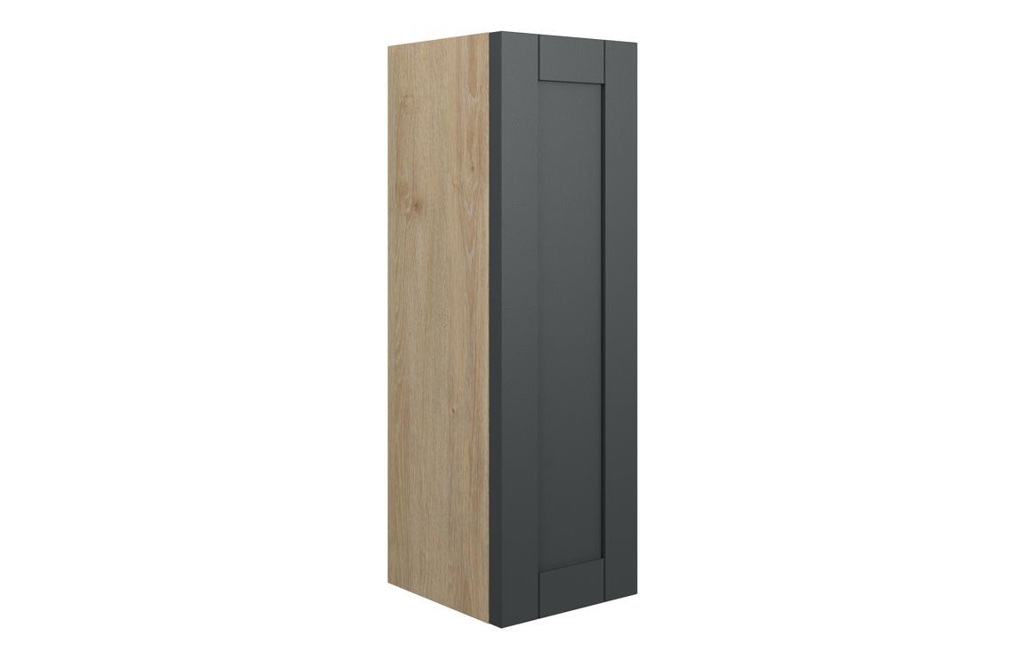 Arizona 200mm Slim Base Unit - Matt Graphite Grey (Oak Cab)