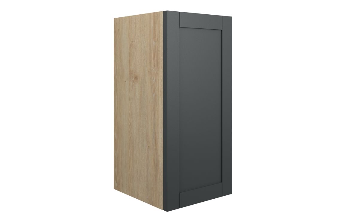 Arizona 300mm Standard Base Unit - Matt Graphite Grey (Oak Cab)
