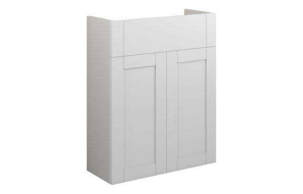 Arizona 500mm Slim Basin Unit - Matt White (Grey Cab)