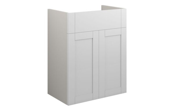 Arizona 500mm Standard Basin Unit - Matt White (Grey Cab)