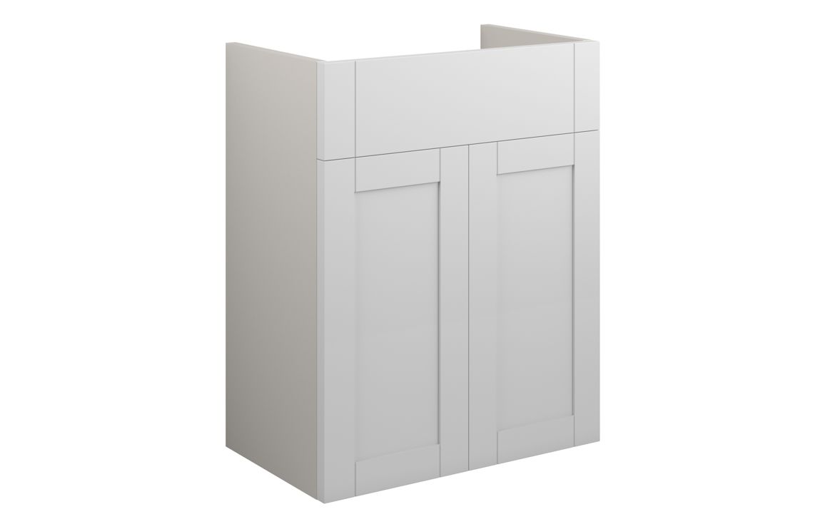 Arizona 500mm Standard Basin Unit - Matt White (Grey Cab)