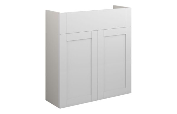 Arizona 600mm Slim Basin Unit - Matt White (Grey Cab)